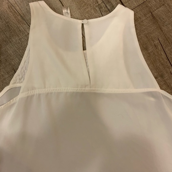 White sheer blouse - Picture 4 of 5